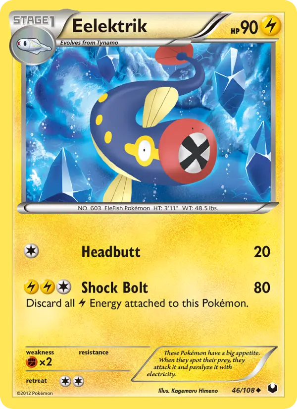 Eelektrik — Dark Explorers card #46