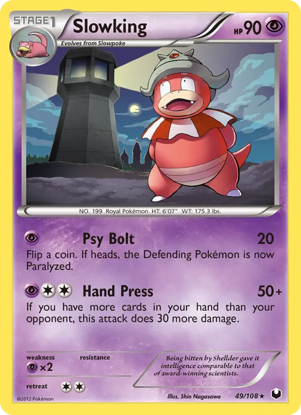 Slowking — Dark Explorers card #49