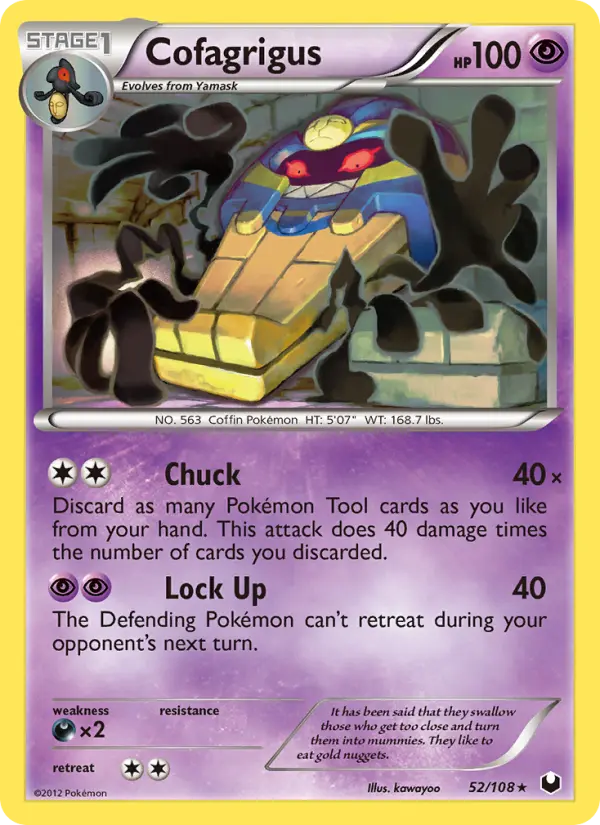 Cofagrigus — Dark Explorers card #52