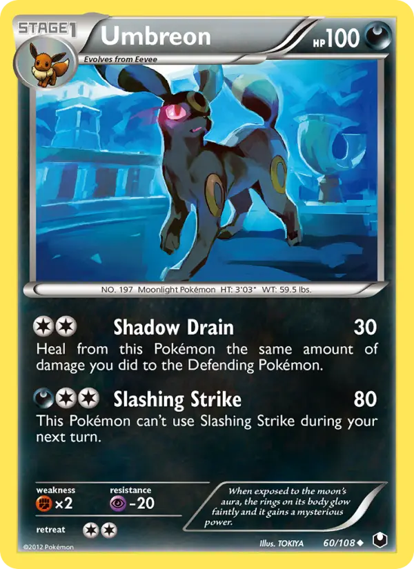 Umbreon — Dark Explorers card #60