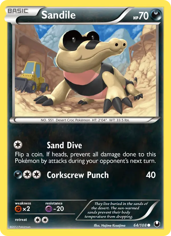 Sandile — Dark Explorers card #64