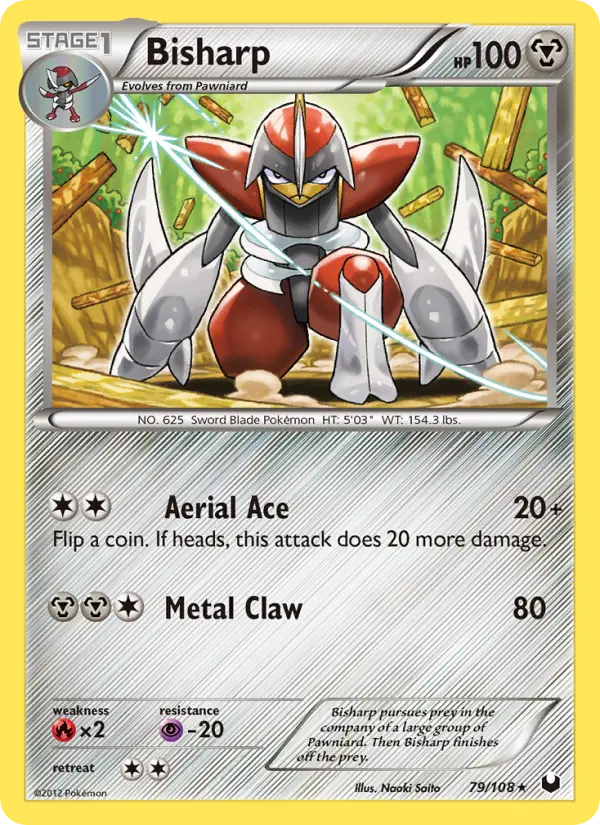 Bisharp — Dark Explorers card #79