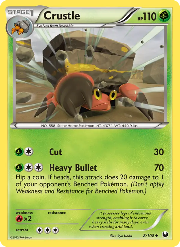 Crustle — Dark Explorers card #8