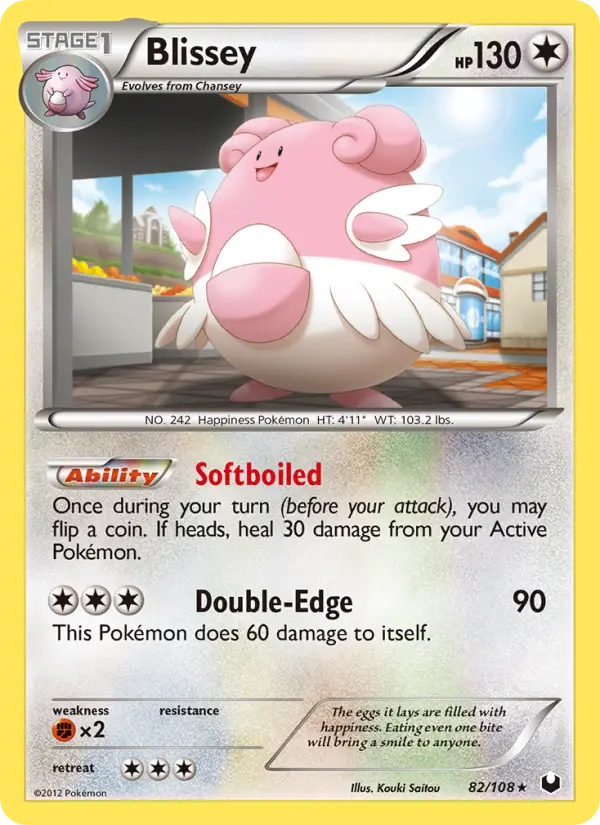 Blissey — Dark Explorers card #82