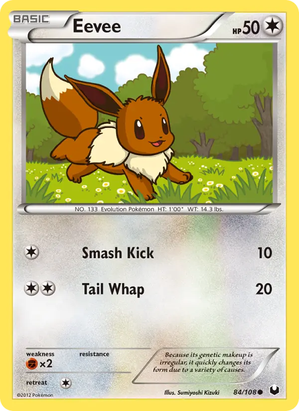 Eevee — Dark Explorers card #84