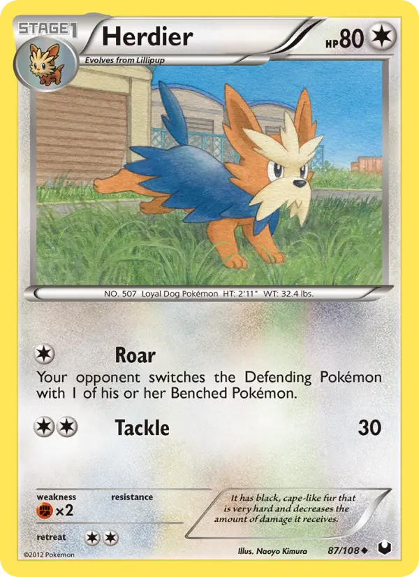 Herdier — Dark Explorers card #87