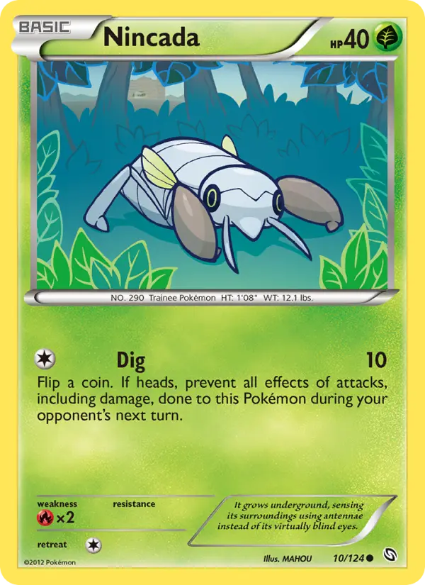 Nincada — Dragons Exalted card #10