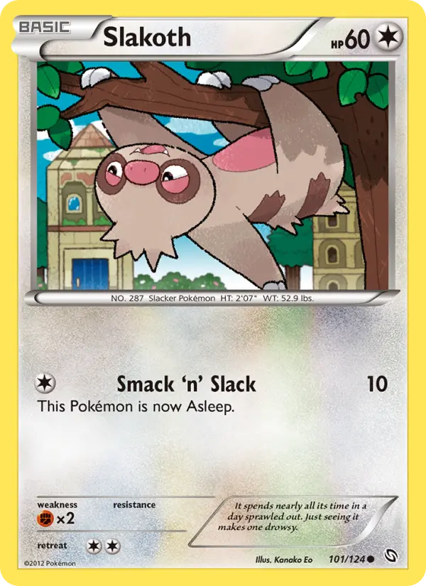 Slakoth — Dragons Exalted card #101