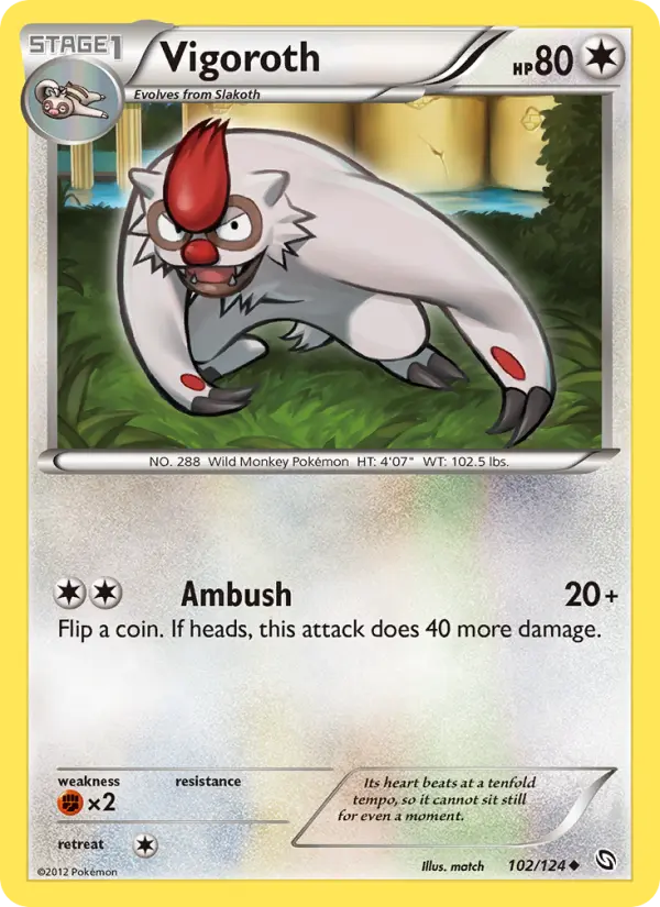 Vigoroth — Dragons Exalted card #102