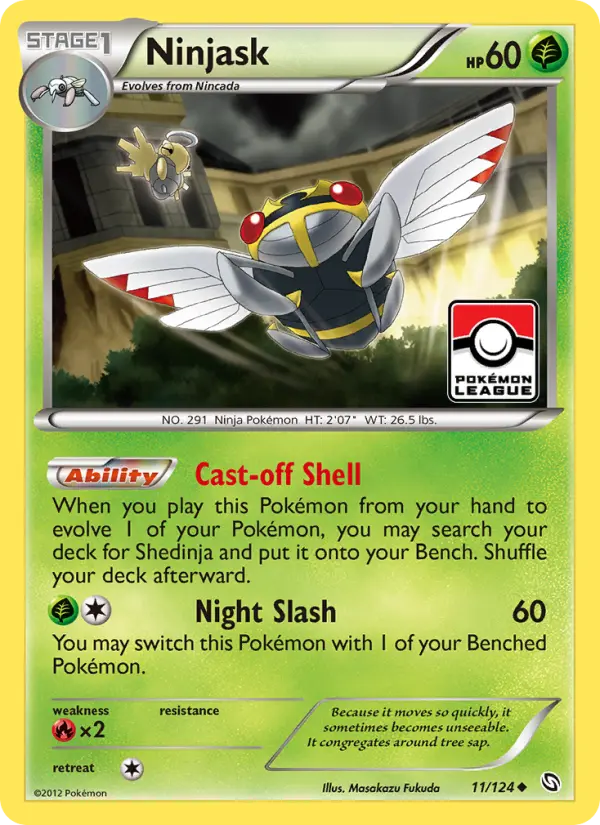 Ninjask — Dragons Exalted card #11
