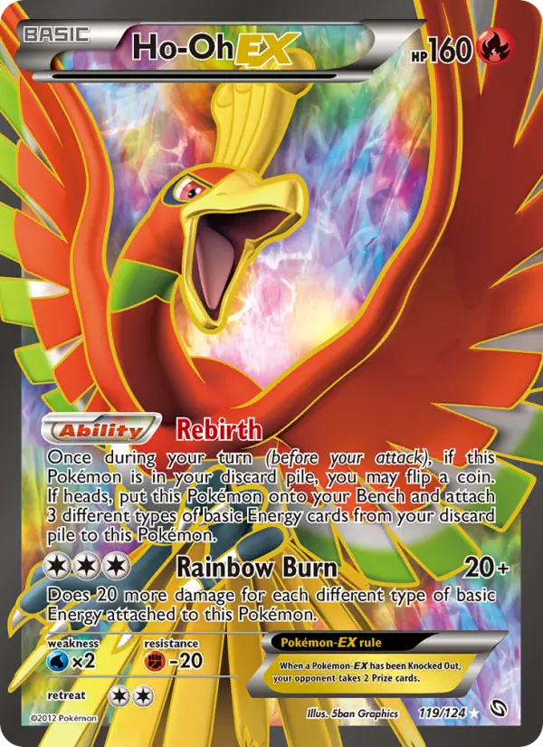 Ho-Oh-EX — Dragons Exalted card #119