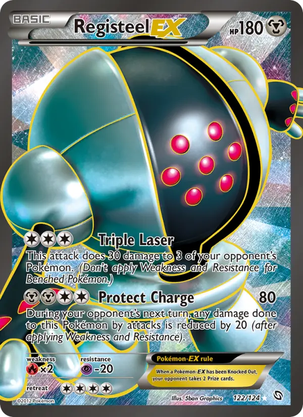 Registeel-EX — Dragons Exalted card #122