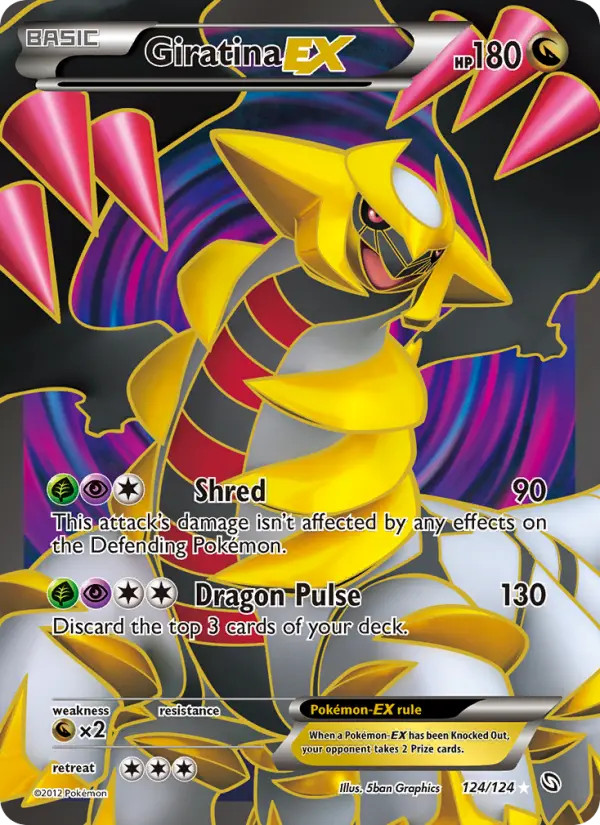 Giratina-EX — Dragons Exalted card #124