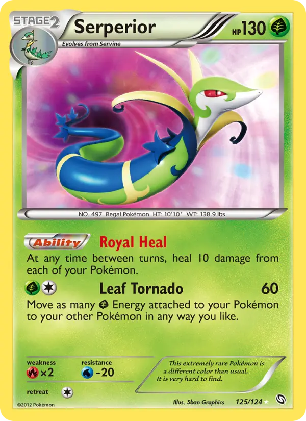 Serperior — Dragons Exalted card #125