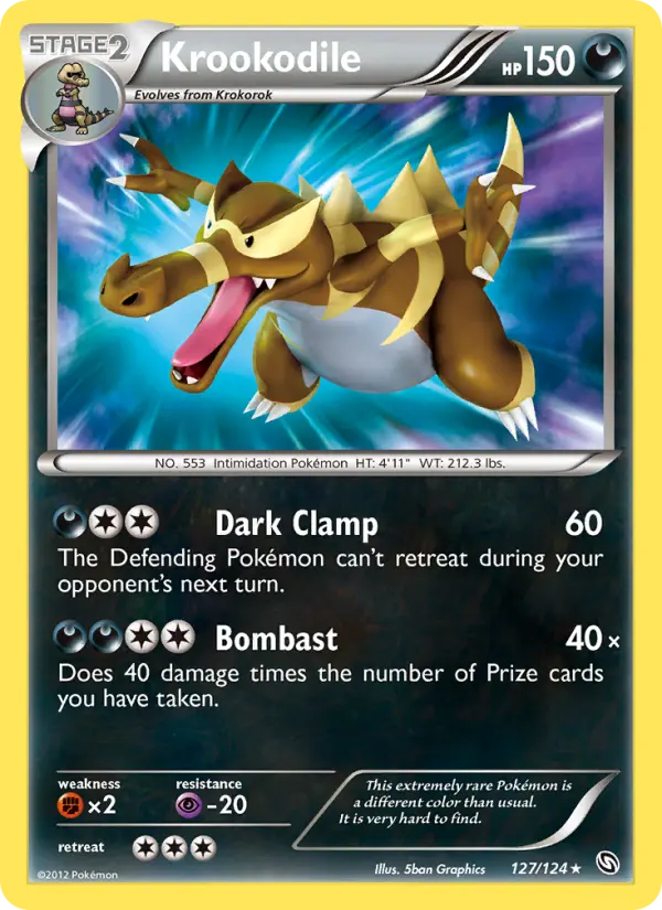 Krookodile — Dragons Exalted card #127