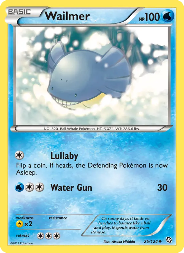 Wailmer — Dragons Exalted card #25