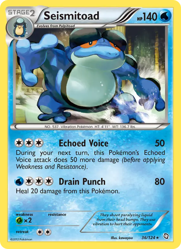 Seismitoad — Dragons Exalted card #36