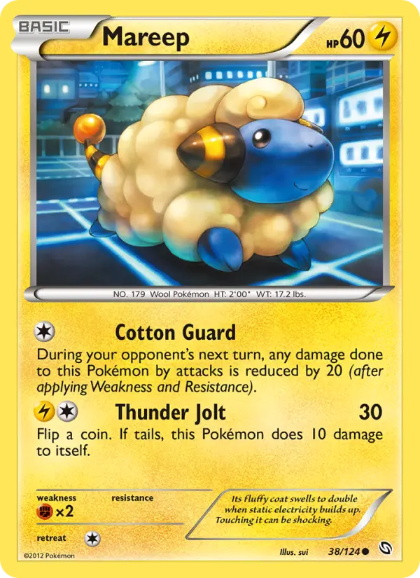 Mareep — Dragons Exalted card #38