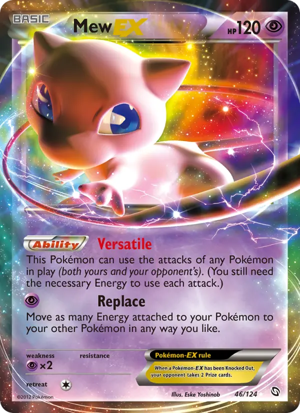 Mew-EX — Dragons Exalted card #46