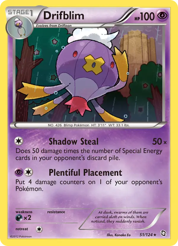 Drifblim — Dragons Exalted card #51