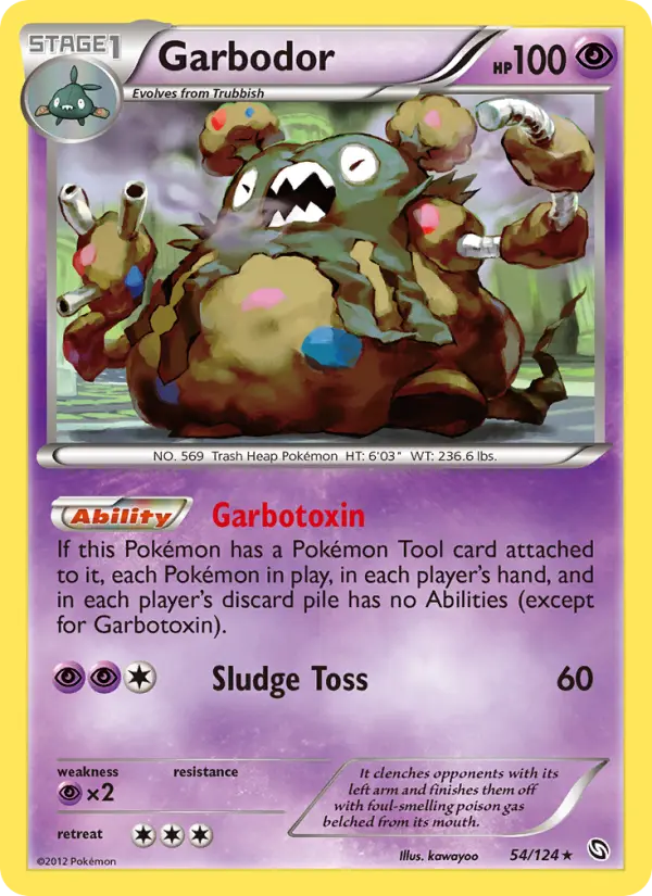 Garbodor — Dragons Exalted card #54