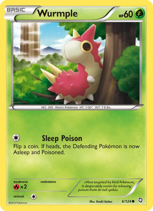 Wurmple — Dragons Exalted card #6