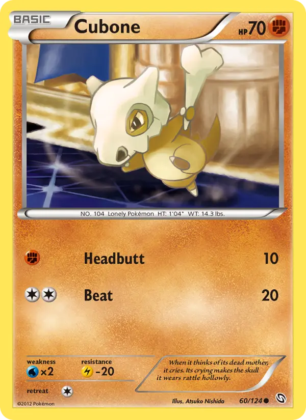 Cubone — Dragons Exalted card #60