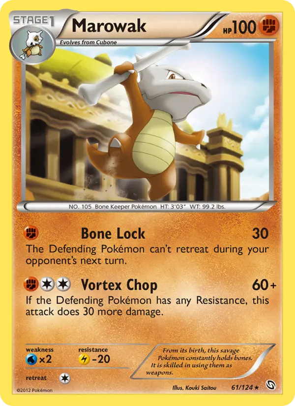 Marowak — Dragons Exalted card #61