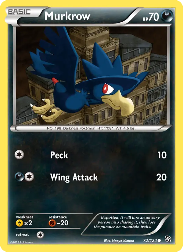 Murkrow — Dragons Exalted card #72
