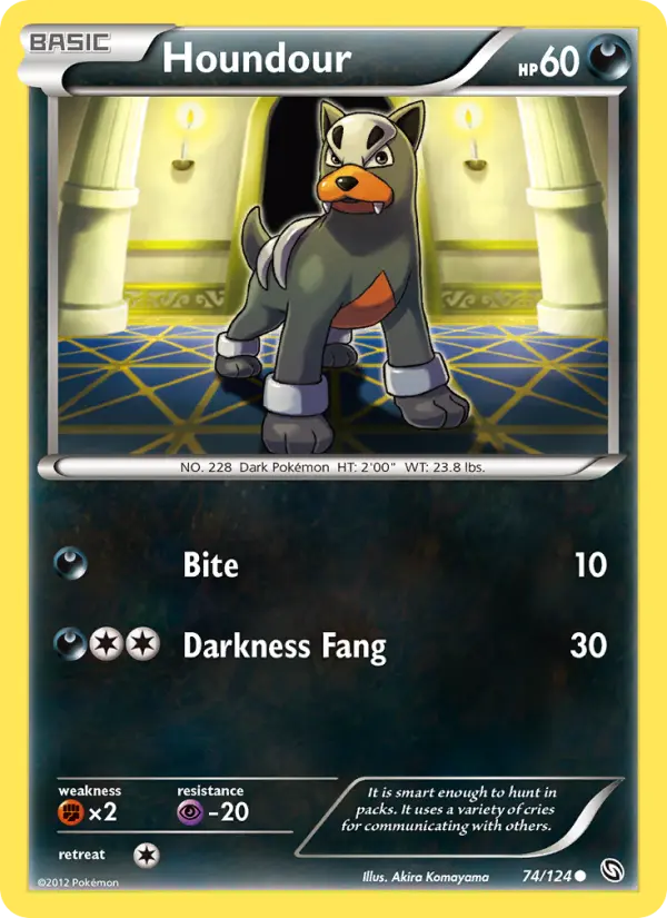 Houndour — Dragons Exalted card #74