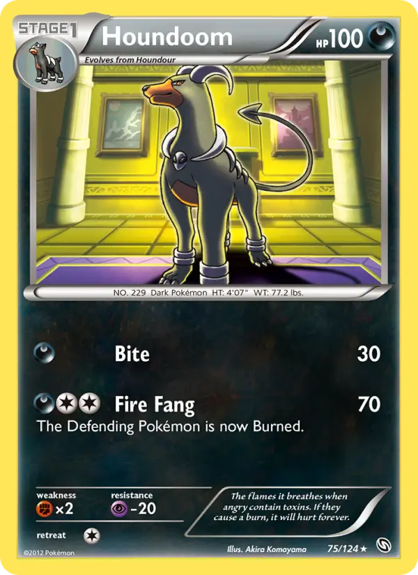 Houndoom — Dragons Exalted card #75