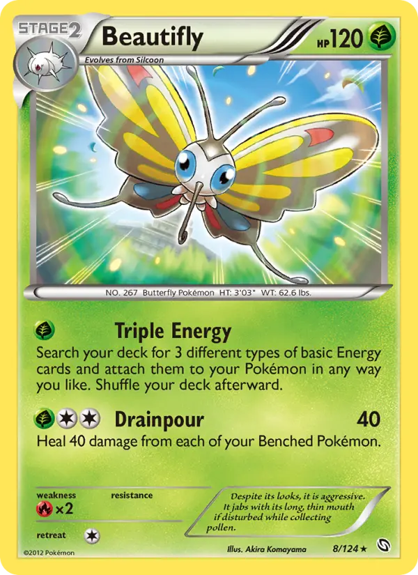Beautifly — Dragons Exalted card #8