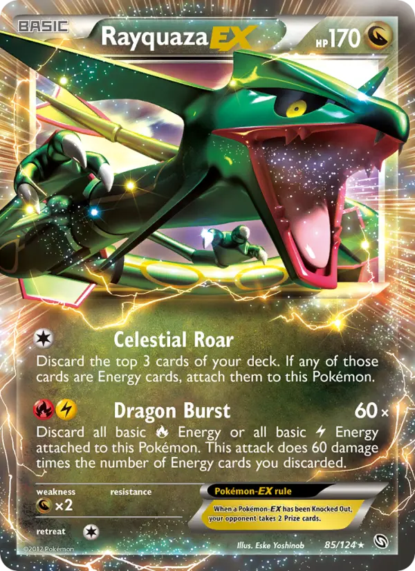 Rayquaza-EX — Dragons Exalted card #85