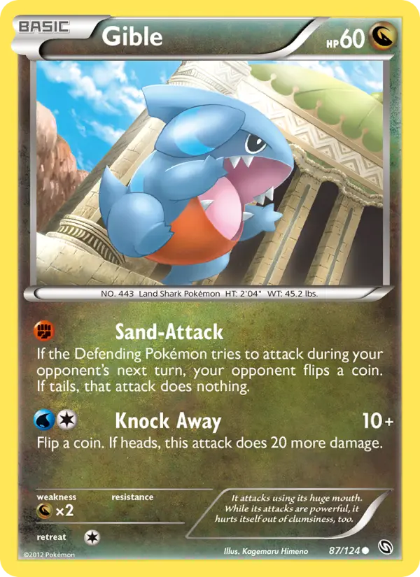 Gible — Dragons Exalted card #87