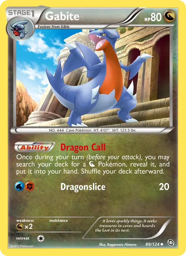 Gabite — Dragons Exalted card #89