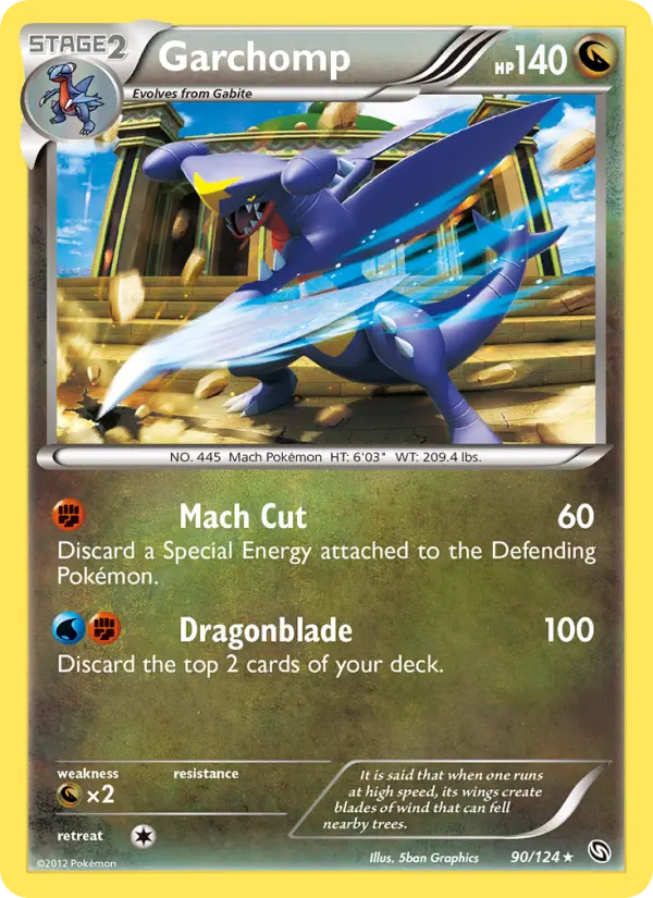 Garchomp — Dragons Exalted card #90