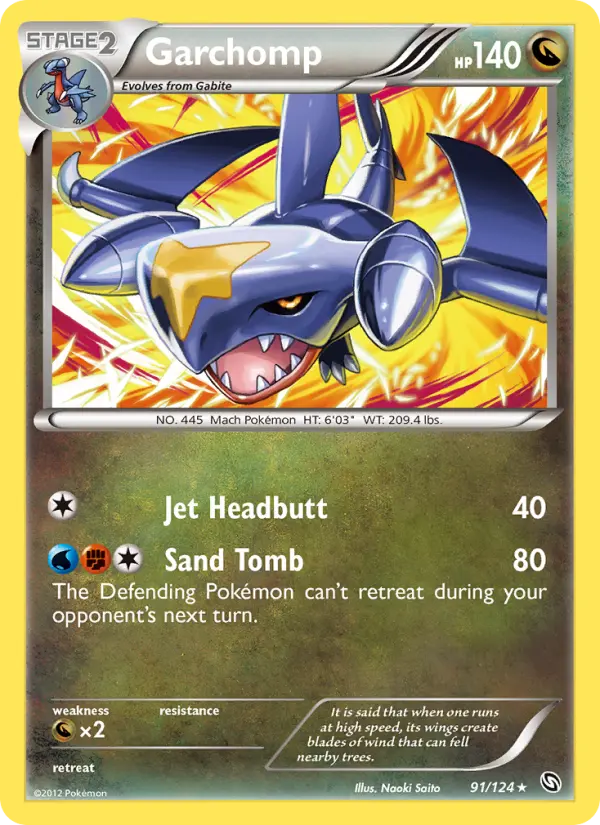 Garchomp — Dragons Exalted card #91
