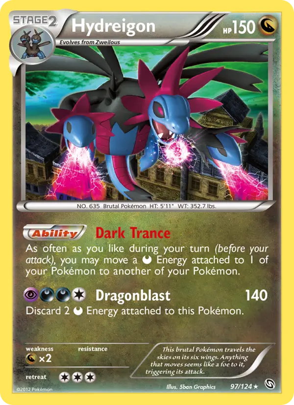 Hydreigon — Dragons Exalted card #97