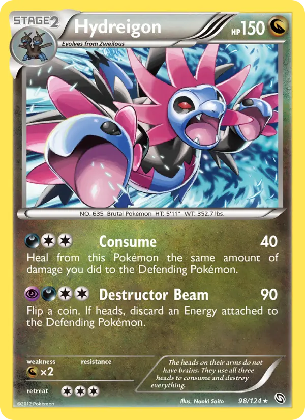 Hydreigon — Dragons Exalted card #98