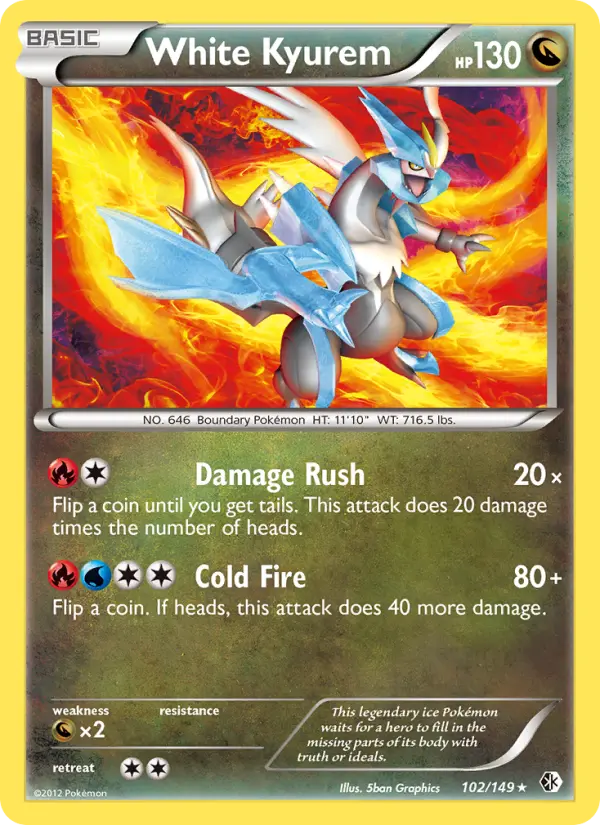 White Kyurem — Boundaries Crossed card #102