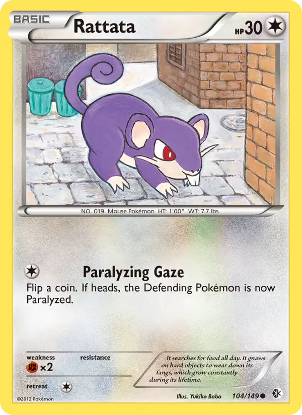 Rattata — Boundaries Crossed card #104