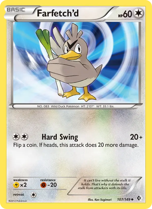 Farfetch’d — Boundaries Crossed card #107