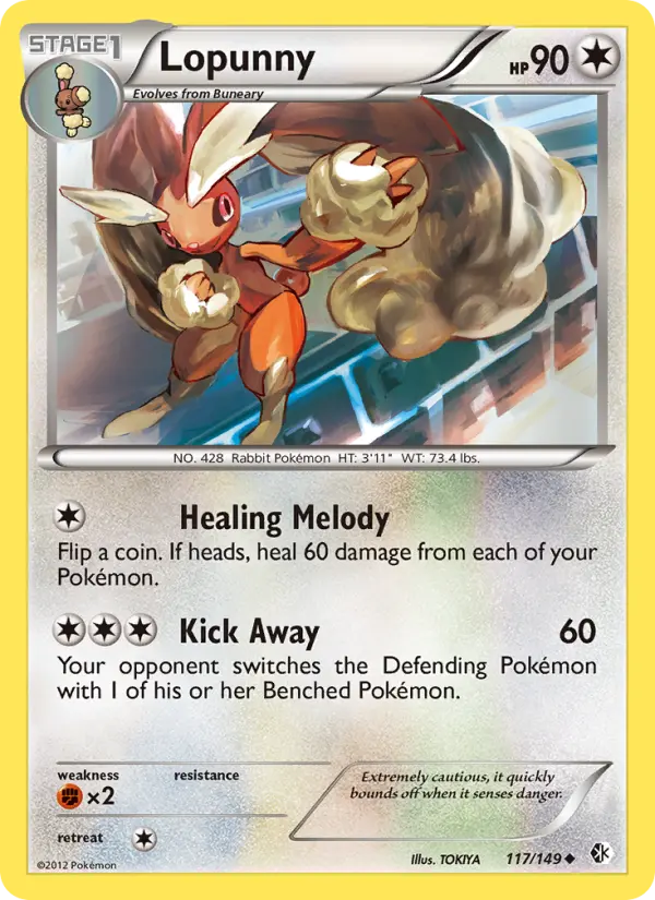 Lopunny — Boundaries Crossed card #117