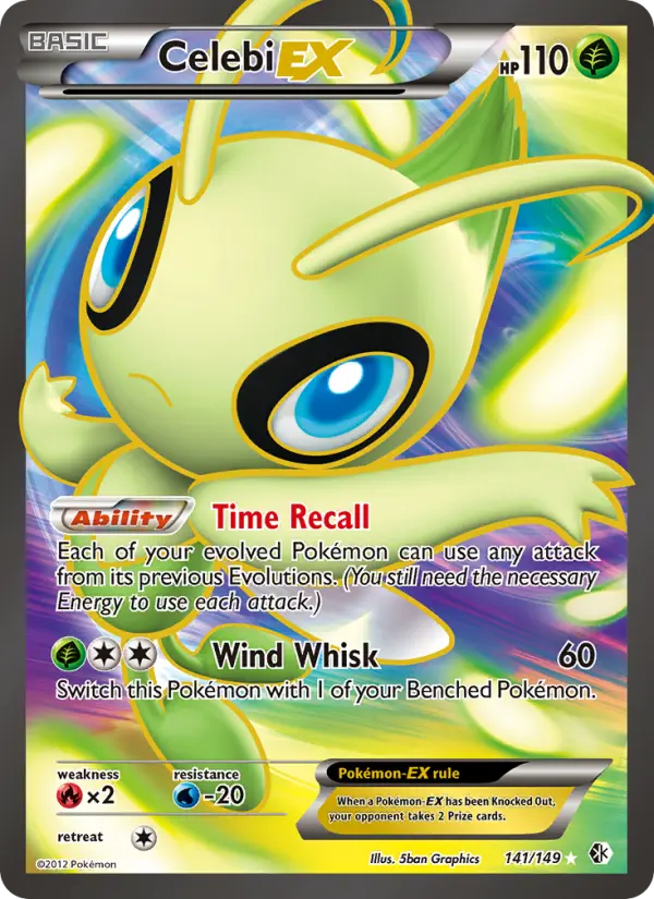 Celebi-EX — Boundaries Crossed card #141