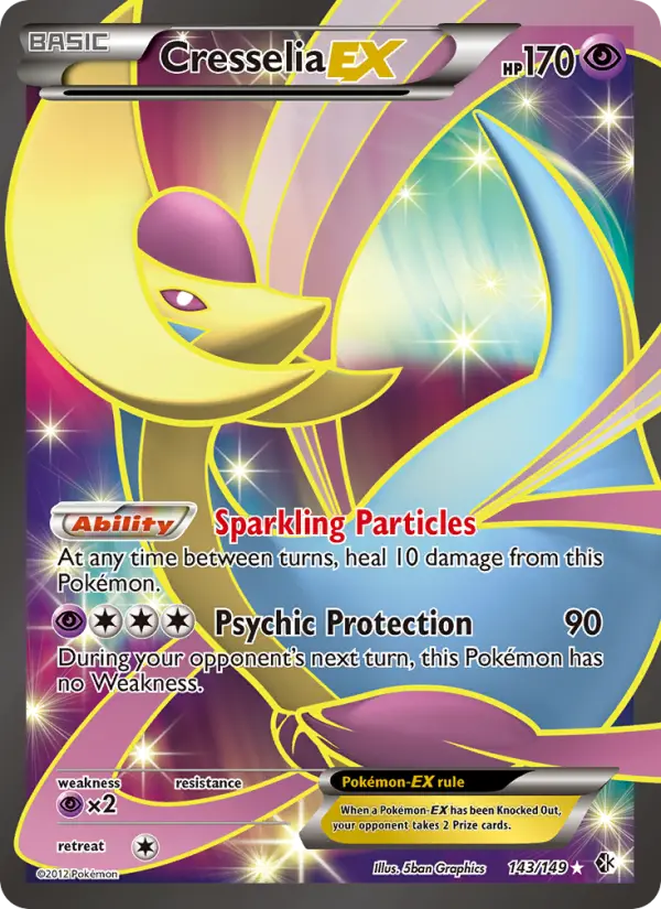 Cresselia-EX — Boundaries Crossed card #143