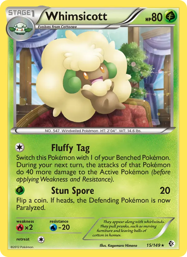 Whimsicott — Boundaries Crossed card #15