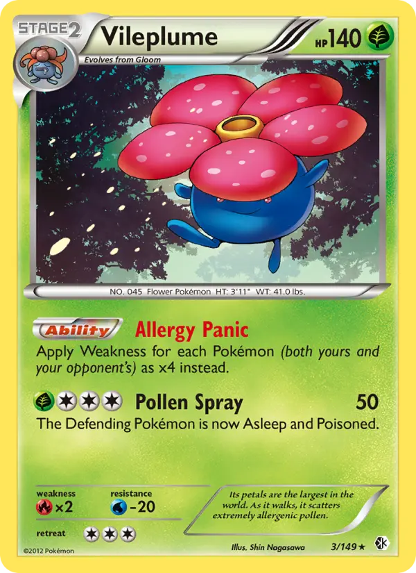 Vileplume — Boundaries Crossed card #3