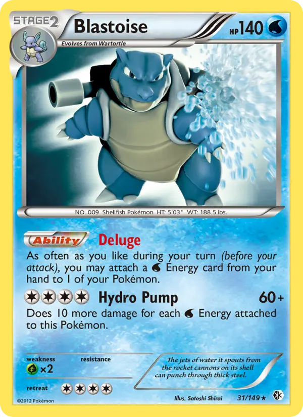 Blastoise — Boundaries Crossed card #31