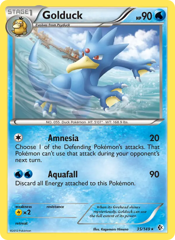 Golduck — Boundaries Crossed card #35