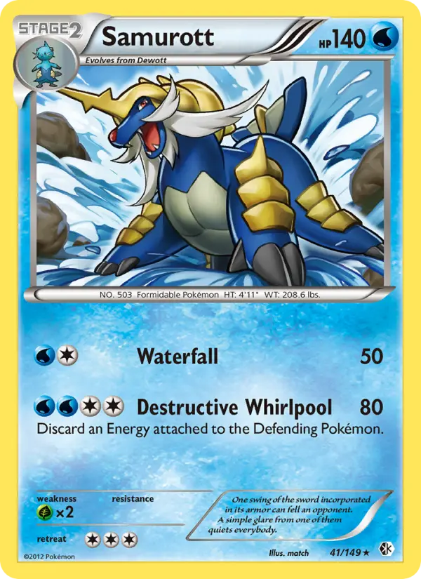 Samurott — Boundaries Crossed card #41